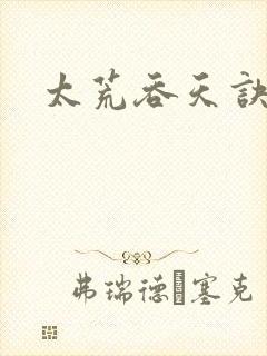 太荒吞天诀小说