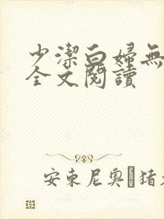 少洁白妇无删减全文阅读