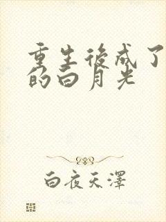 重生后成了皇帝的白月光