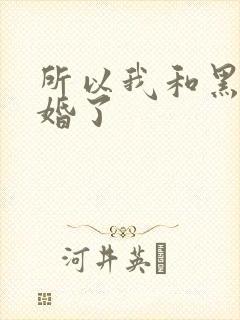 所以我和黑粉结婚了