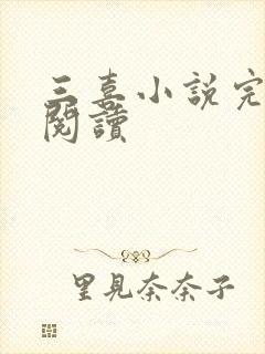 三喜小说完整版阅读