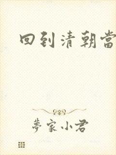 回到清朝当王爷