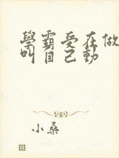 学霸受在做作业叫自己动