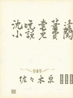 沈晚棠萧清渊的小说免费阅读