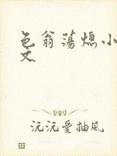 色翁荡熄小说全文