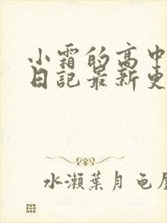 小霜的高中成长日记最新更新