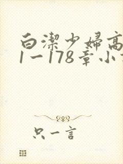 白洁少妇高义第1一178章小说