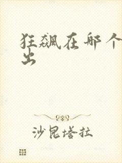 狂飙在哪个台播出