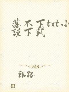 落不下txt小说下载
