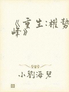 《重生:权势巅峰》