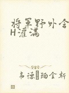 将军野外含公主H灌满