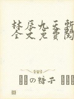 林辰九天斩神诀全文免费阅读笔趣阁