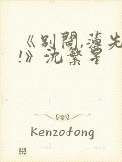 《别闹,薄先生!》沈繁星