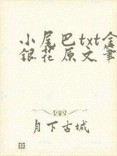 小尾巴txt金银花原文笔趣阁在线阅读