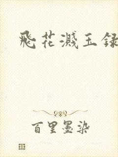 飞花溅玉录