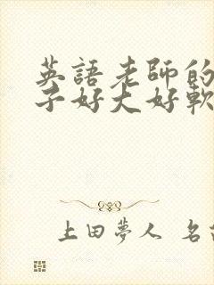 英语老师的小兔子好大好软水