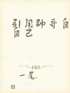 引用帅哥自己玩自己