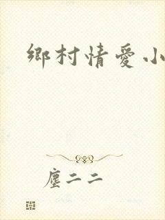 乡村情爱小说