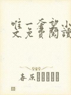 唯一奢望小说全文免费阅读