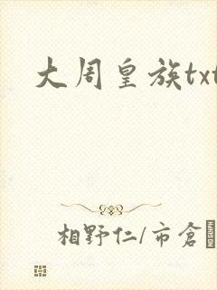 大周皇族txt