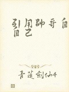 引用帅哥自己玩自己