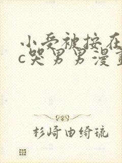 小受被按在墙上c哭男男漫画