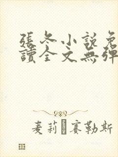 张冬小说免费阅读全文无弹窗