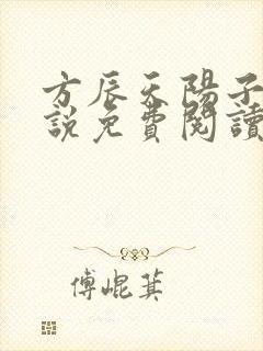 方辰天阳子的小说免费阅读