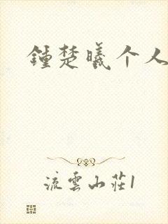 钟楚曦个人简历