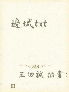 边城txt