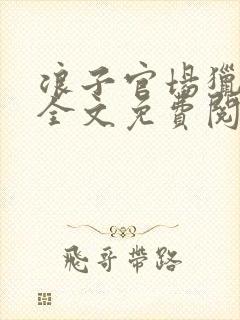 浪子官场猎艳记全文免费阅读