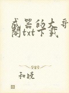 成器的大哥笔趣阁txt下载