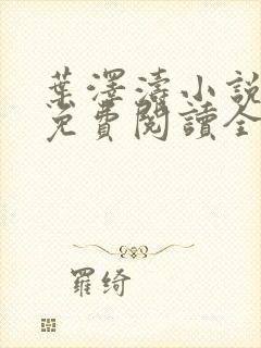 叶泽涛小说全文免费阅读全文