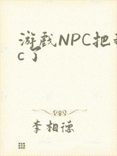 游戏NPC把我c了