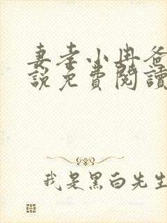 妻孝小冉爸爸小说免费阅读