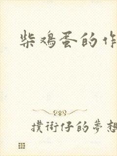 柴鸡蛋的作品