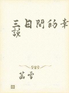 三日间的幸福小说
