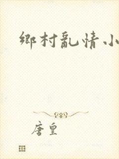乡村乱情小说