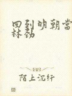 回到明朝当王爷林劲