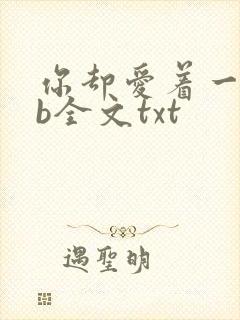 你却爱着一个sb全文txt
