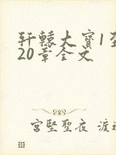 轩辕大宝1至720章全文