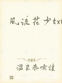风流花少txt