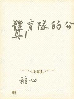 体育队的公用玩具1