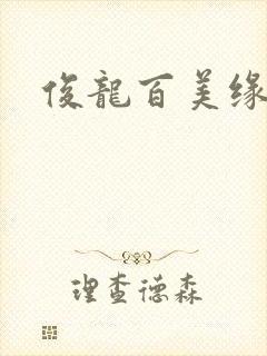 俊龙百美缘小说