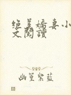 绝美娇妻小说全文阅读