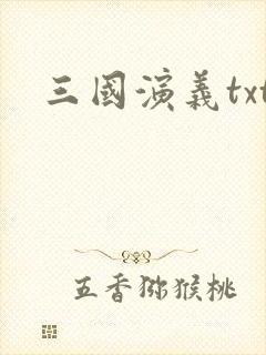 三国演义txt