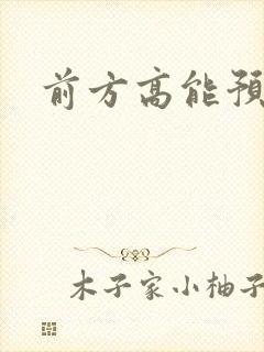 前方高能预警