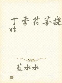 丁香花菩提树txt