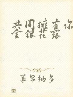 共同拥有你by金银花露