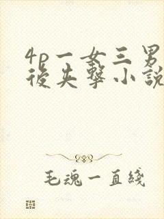 4p一女三男前后夹击小说